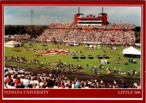 IN, Bloomington INDIANA UNIVERSITY STADIUM Little 500 Bicycle Race  4X6 Postcard