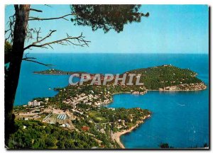 Postcard Modern Riviera view on the bay of Villefranche and Cap Ferrat