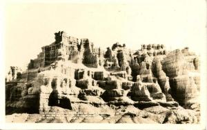 SD - Badlands. Castle Canyon - RPPC