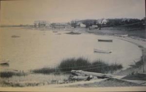 MONUMENT BEACH MA Norcross House Beach c1905 Postcard
