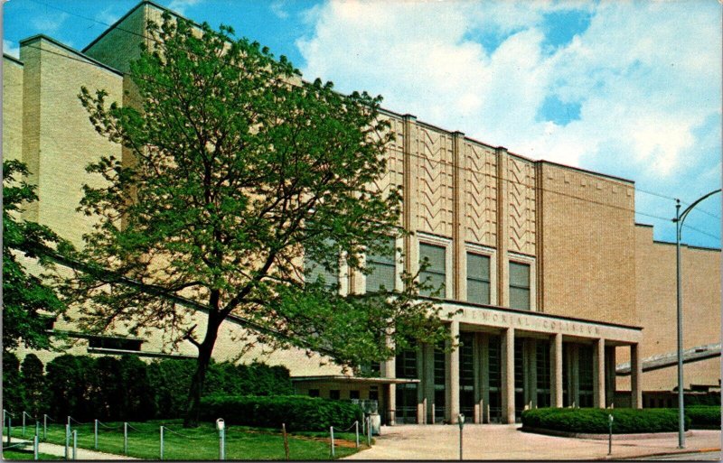 USA Memorial Coliseum University of Kentucky Lexington Chrome Postcard 09.81