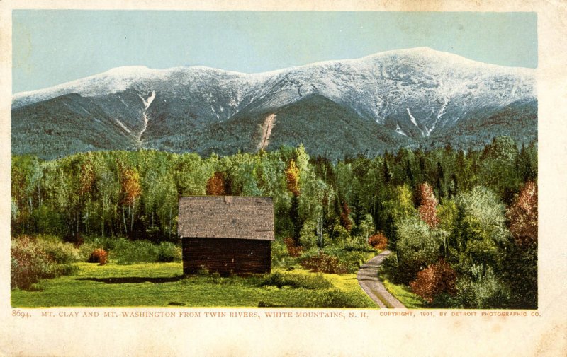 NH - Mt. Washington and Mt. Clay from Twin Rivers