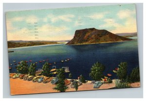 Vintage 1948 Postcard - Boat Landing & Beach Elephant Butte Lake New Mexico