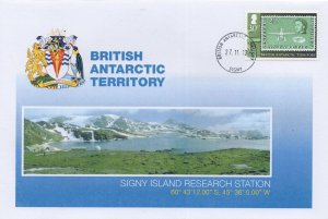 British Antarctic Territory Signy Island Research Station FDC