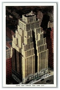 Vintage 1930's Advertising Postcard Hotel New Yorker New York City NY