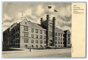 1908 North East Manual Training School Philadelphia Pennsylvania PA Postcard