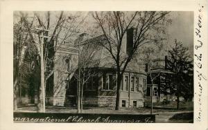 c1910 RPPC Postcard; Congregational Church Anamosa IA Jones County posted