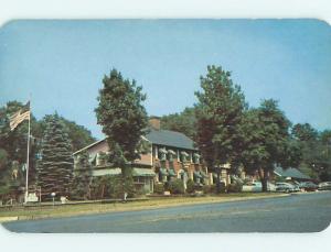 Unused 1950's OLD CARS & OLD FARMS INN MOTEL Avon Connecticut CT s2902