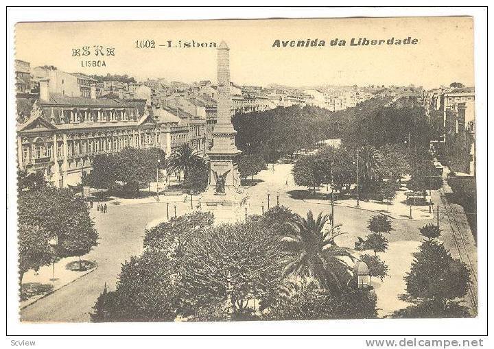 Avenida Da Liberdade, Lisboa, Portugal, 1900-1910s