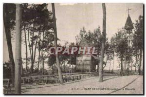 Military Camp Souges Postcard Old Chapel