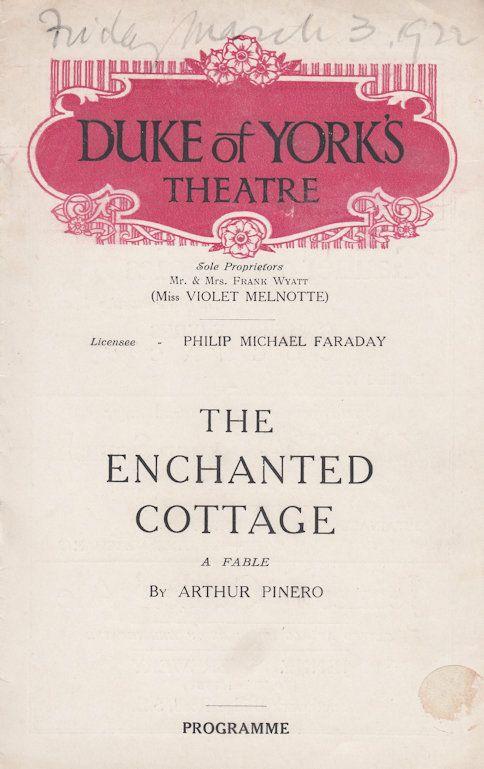 The Enchanted Cottage Fantasy Wicca Sussex Haunted Dorothy McGuire Theatre Pr...