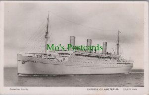 Shipping Postcard - Empress of Australia Liner, Canadian Pacific Ref.RS32691