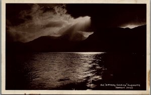 VINTAGE G P ABRAHAM A STORMY EVENING REAL PHOTO POSTCARD 17-78