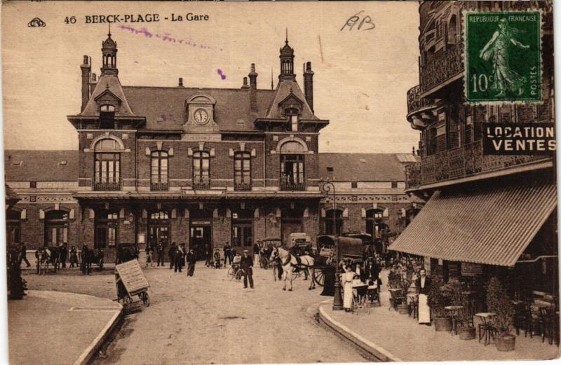 CPA BERCK-PLAGE La Gare (414228)