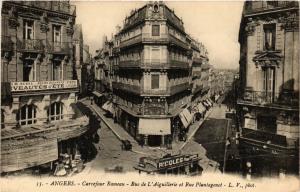 CPA ANGERS Carrefour Rameau Rue de L'Aiguillerie et Rue Plantagenet (296766)