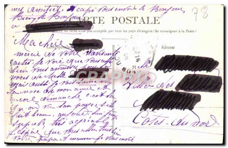 Postcard Old St Germain en Laye The parterre L & # 39amour and folly of Darbe...