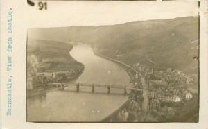 C-1918 Berncastle Germany View RPPC real Photo postcard 6481