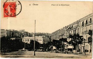 CPA AK Algérie-Oran-Place de la République (237151)