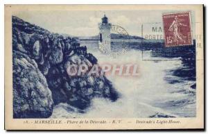 Old Postcard Marseille Lighthouse Desirade
