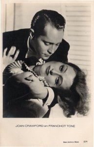 Joan Crawford En Franchot Tone MGM Film Rare French Postcard