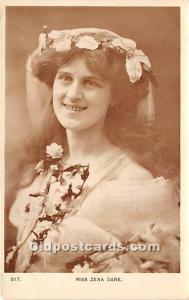 Miss Zena Dare Theater Actor / Actress Unused 