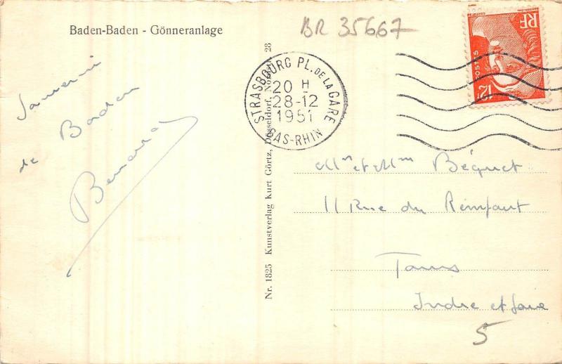 Br35667 Baden Baden Gonneranlage germany