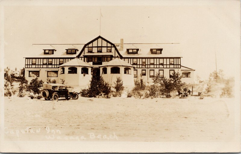 Capstan Inn Wasaga Beach Ontario ON Unused Jury & Gregory RPPC Postcard F16