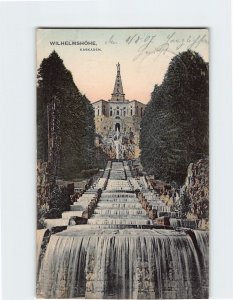 Postcard Kaskaden, Wilhelmshöhe, Kassel, Germany