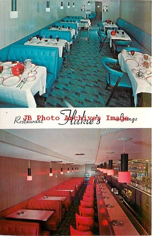 IL, Chicago, Illinois, Flukie's Restaurant, Interior View, Dexter No 98258-B 