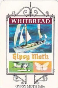 Whitbread Brewers Trade Card Maritime Inn Signs No 8 Gypsy Moth Selby