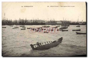 Old Postcard Granville A Wreck in the Port