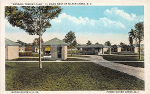 H22/ Silver Creek New York  c1910 Kendall Tourist Camp Cabins US 20  13