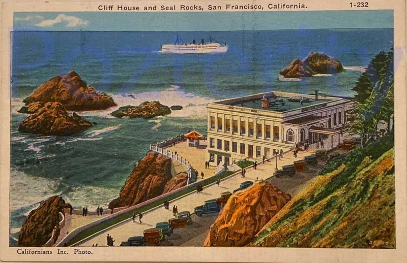 Cliff house and seal rocks  San Francisco