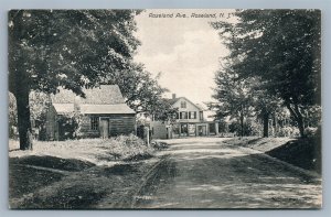 ROSELAND NJ ROSELAND AVENUE ANTIQUE POSTCARD
