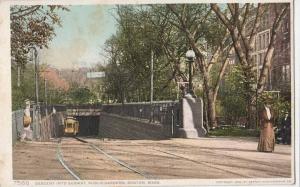 LP83  Boston, Massachusetts, MA, Postcard, Descent into 