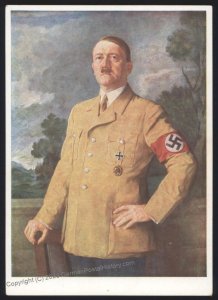 3rd Reich Germany Adolf Hitler Color  Hoffmann Nr441 Propaganda Card UNUS 112739
