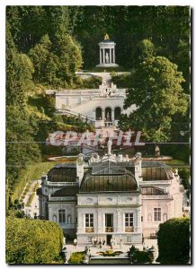 Postcard Modern K�nigsschloss Linderhof und mit Hauptparterre Venustempel