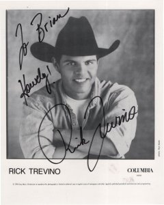 Rick Trevino Columbia Records Country & Western 10x8 Hand Signed Photo