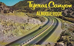 Scenic Tijeras Canyon And Famous U S Highway 66 Approaching Albuqerque New Me...