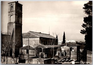 Roma - Basilica Di Vagnese Fuori Le Mura Rome Italy Real Photo RPPC Postcard