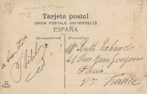 Spain royalty (1908) King Alfonso XIII and the Prince of Asturias photo postcard