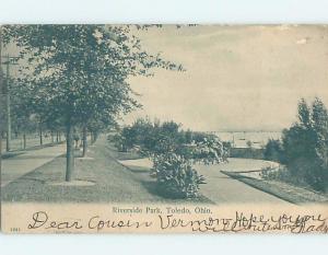 Pre-1907 PARK SCENE Toledo Ohio OH hp9585