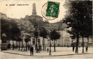 CPA Clichy Hotel de Ville (1314174)