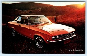 Car Advertising 1973 OPEL MANTA - Gingrich Motors Lebanon PA-Automobile Postcard