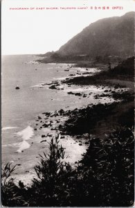 Japan Cape Muroto Panorama of East Shore Vintage Postcard C207