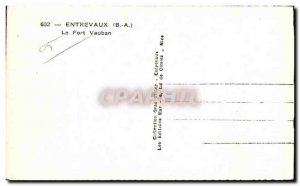 Old Postcard Entervaux The Vauban