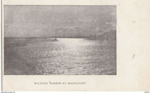 MILFORD, Conn., 1901-07 Harbor by moonlight