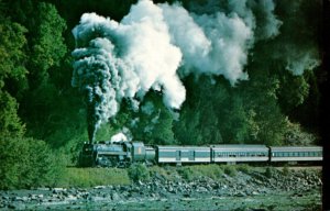 Canada Ontario Canadian National Railways Locomotive No 6060 Along North Shor...