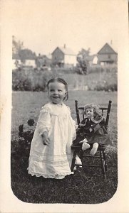 Rocking Horse Real Photo Unused 