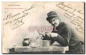 Old Postcard Vive Class Still 585 bowls a tuck Army Soldier